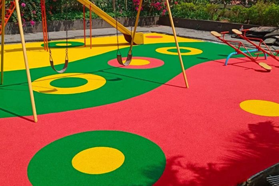 Kauçuk Zemin Uygulama